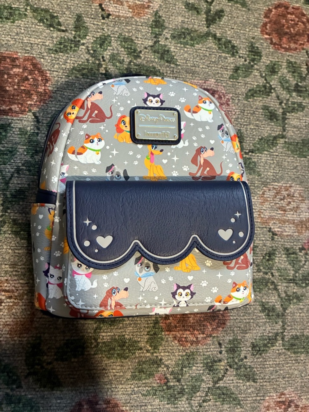 Loungefly Disney Parks Cats and Dogs Mini Backpack 🖤 new